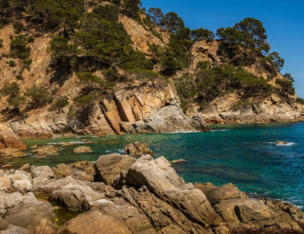 panoramic views from Nosy Pearl boat rental in lloret