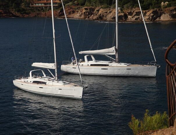 picture of a modern beneteau oceanis 50