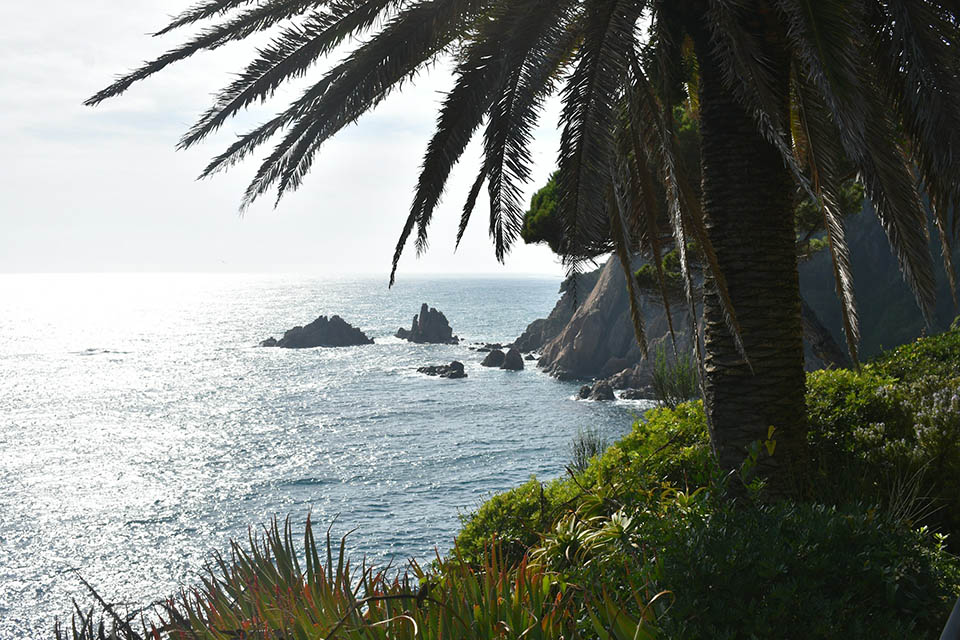 coastal views from Lloret de Mar