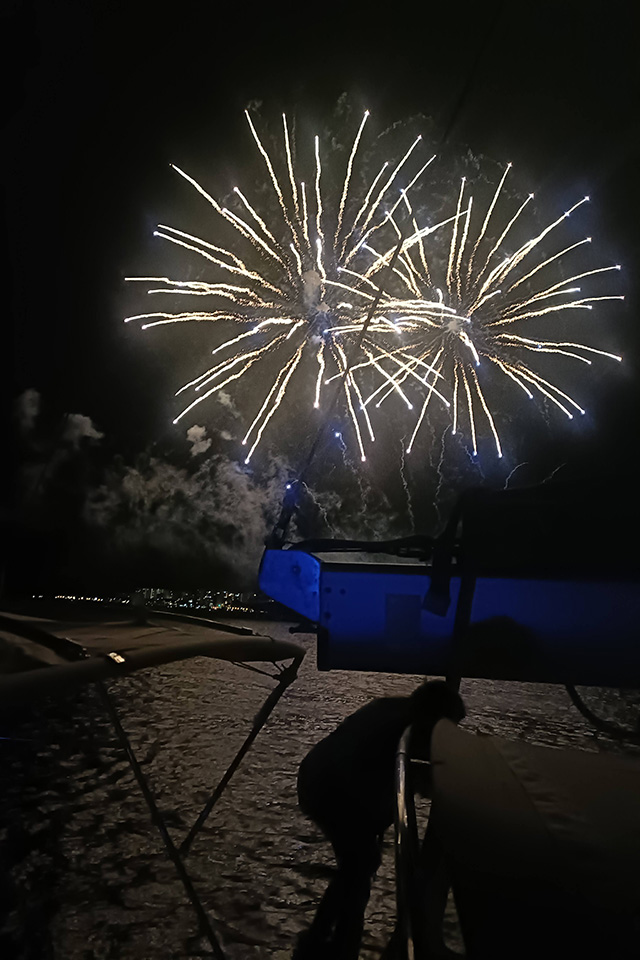 rent a boat in Blanes for the local festivities